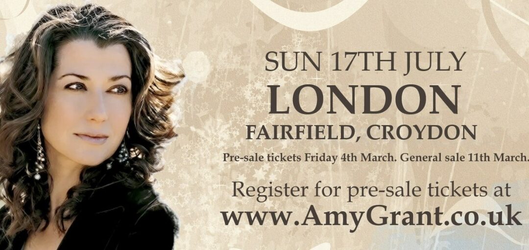 Amy Grant Tour 2011 – London